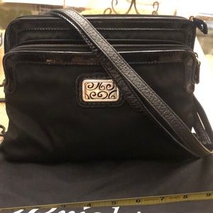 💗 Brighton Black Micro-fiber Crossbody!